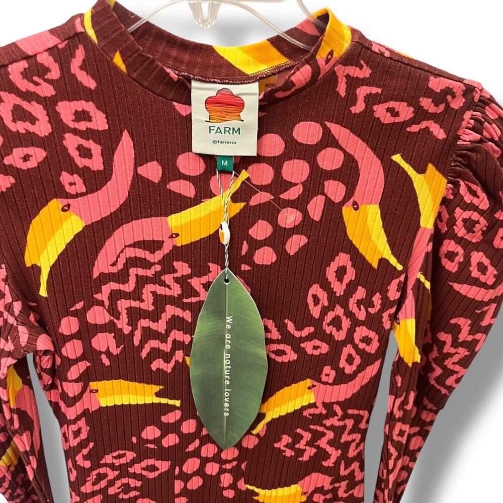 FARM Rio Multicolor Patterned Bodysuit - Picture 6 of 7